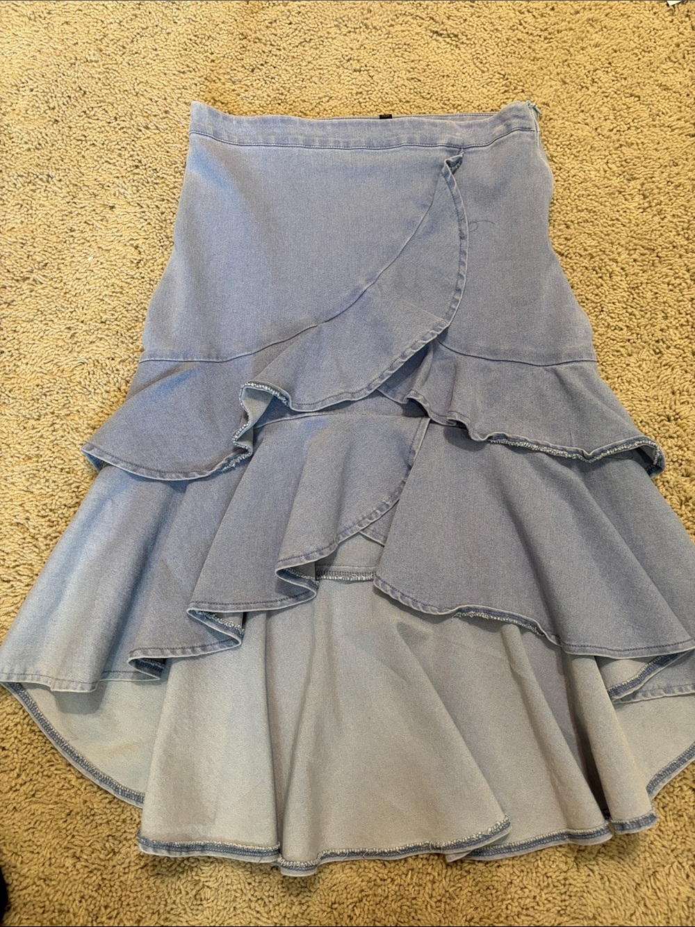 High low midi skirt